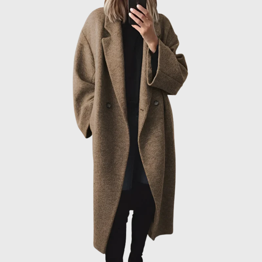 Zephyrine | Cosy Longline Overcoat view 2