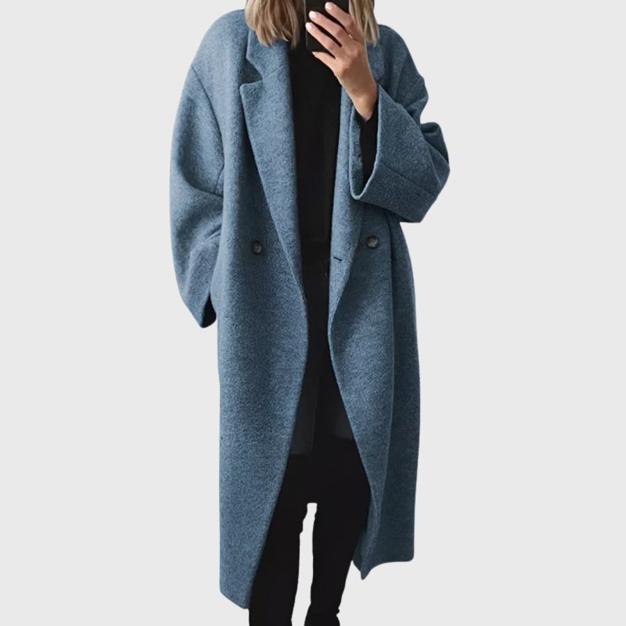 Zephyrine | Cosy Longline Overcoat view 3