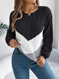 Beatrix | Chevron Stitch Pullover Sweater