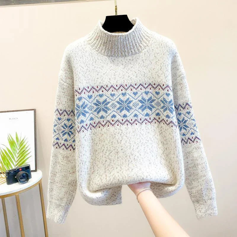 Cassia | Snowflake Knit Sweater view 4