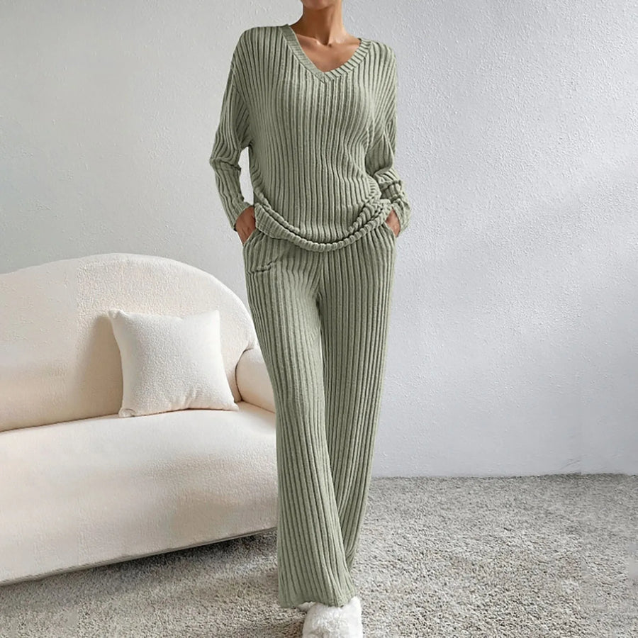 Ivory | Knitted 2-piece set view 11