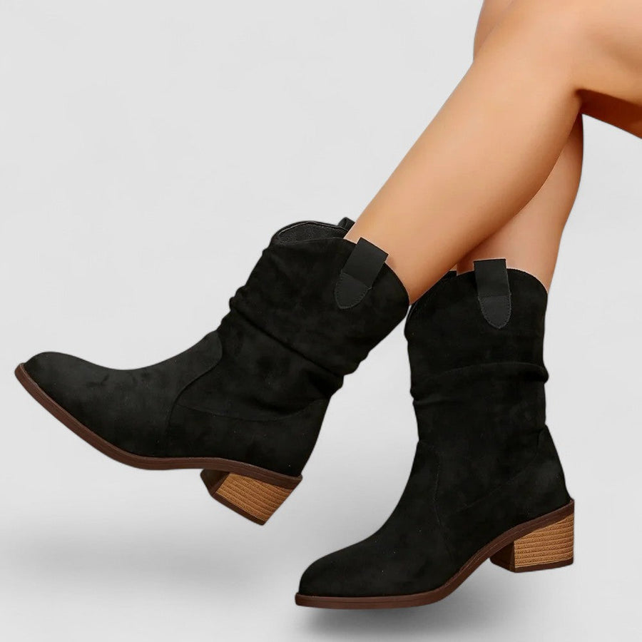 Heidi | Mid-Calf Block Heel view 2