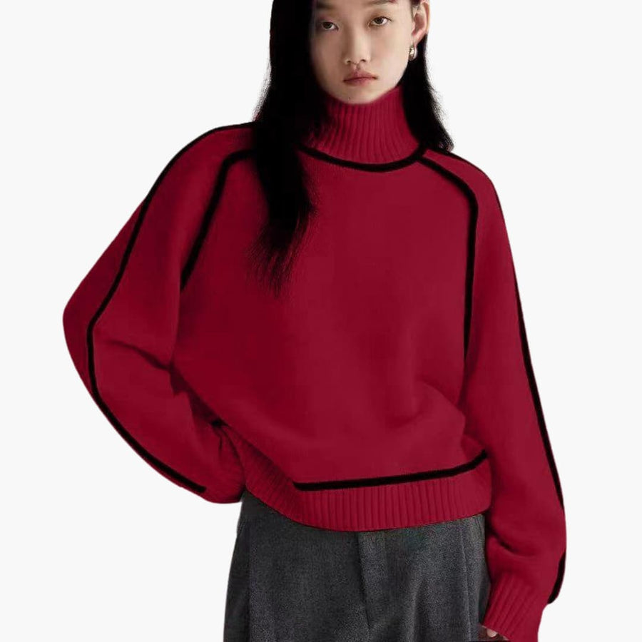 Petra | Turtleneck Jumper with Long Sleeves and Cosy view 11