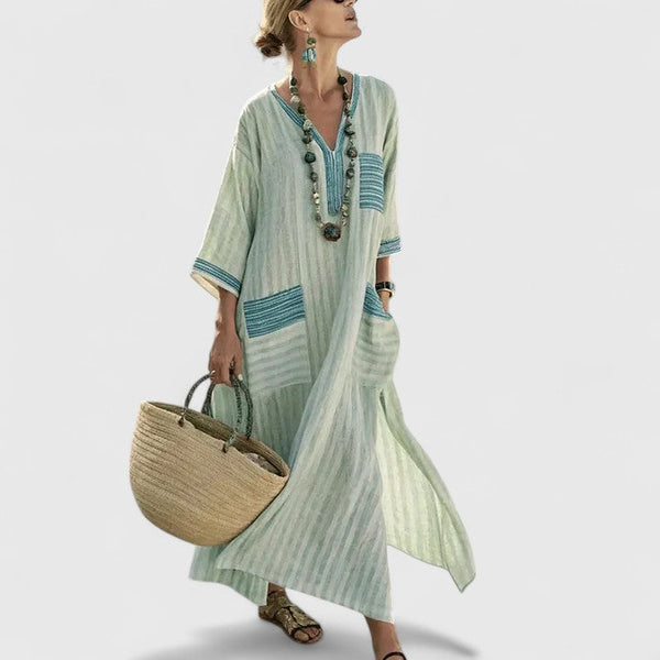 Diana | Women's Airy Cotton Maxi Dress