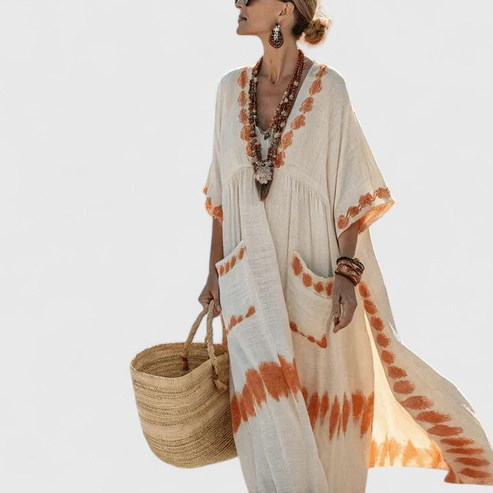 Diana | Women's Airy Cotton Maxi Dress view 7