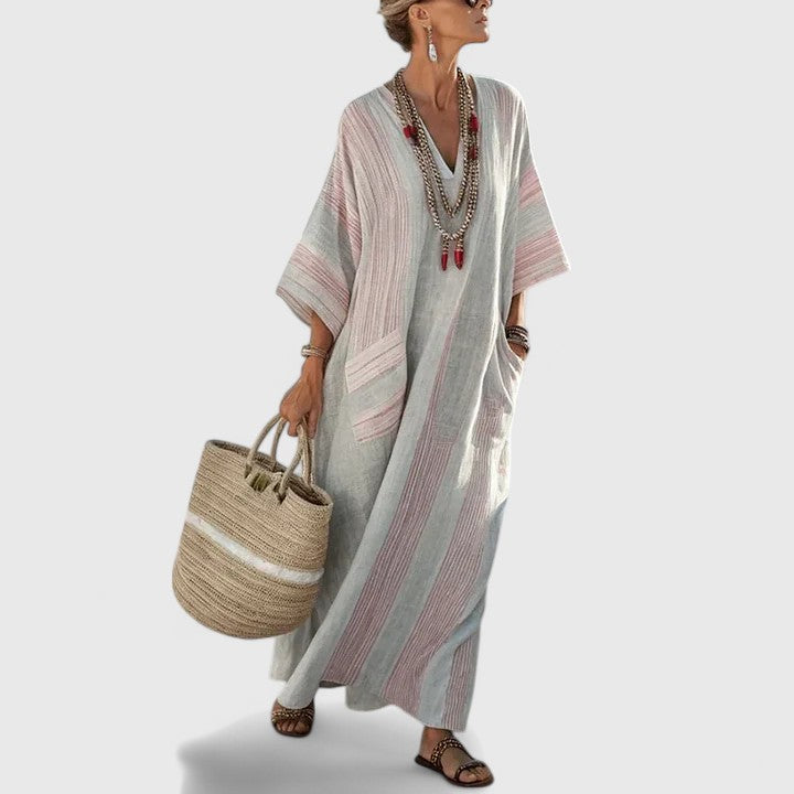 Diana | Women's Airy Cotton Maxi Dress view 8