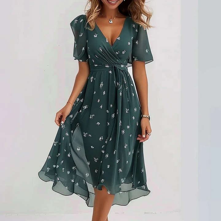 Women's Airy Fabric Summer Dress | Elegant Flattering Casual Wear 0