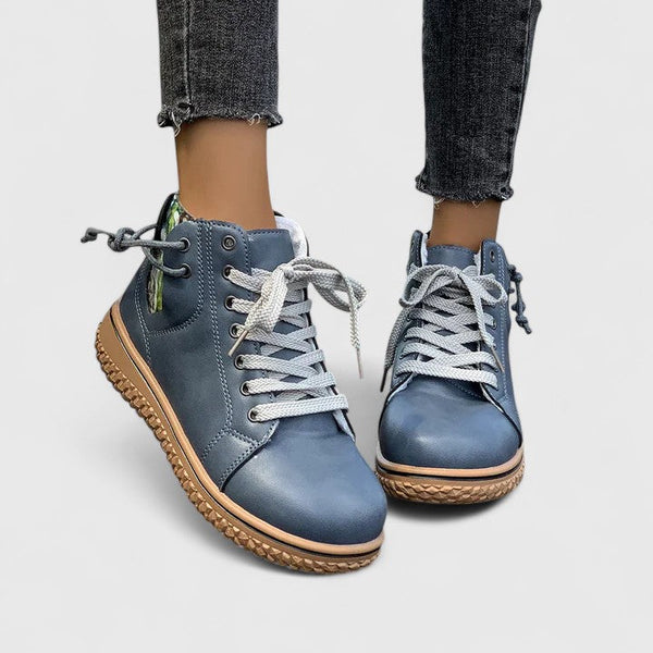 Liesel | Bohemian Lace-Up Boots