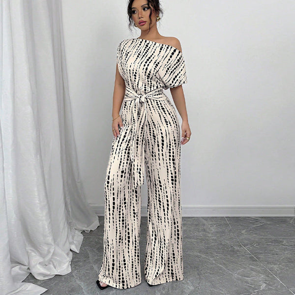 Amelia | Women's Bold Abstract Print Jumpsuit