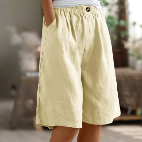 Louise | Breathable Cotton Comfort Shorts view 3
