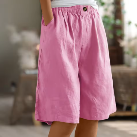 Louise | Breathable Cotton Comfort Shorts view 5