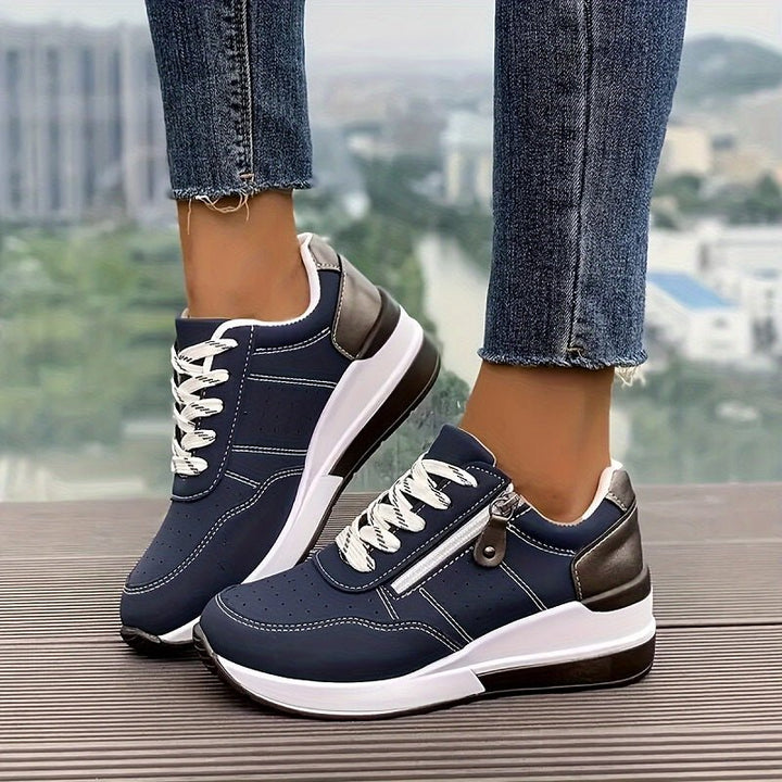 Women's Breathable Fabric Sneakers | Comfortable Orthopedic Walking Shoes 0