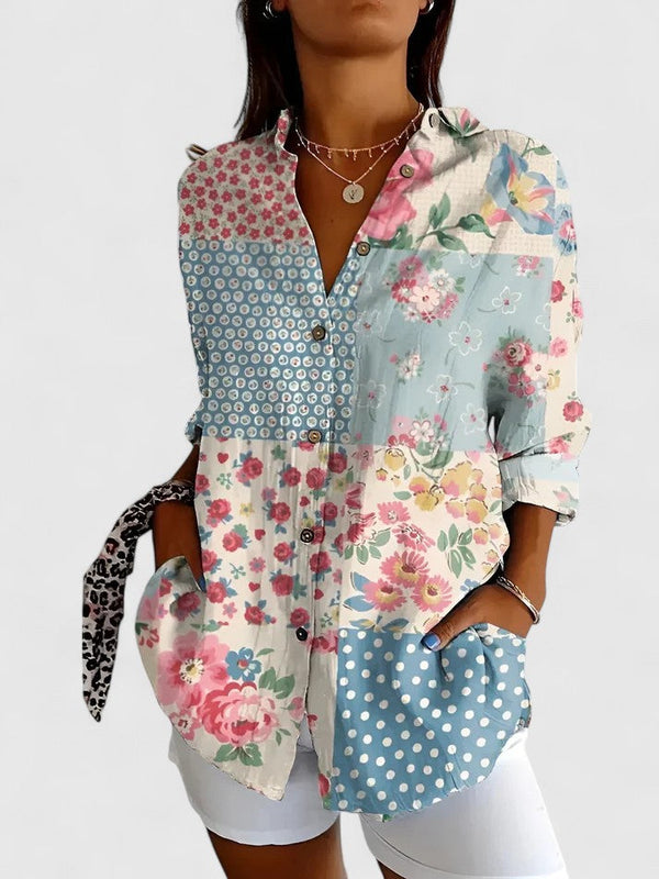Larkin | Breathable Floral Blouse