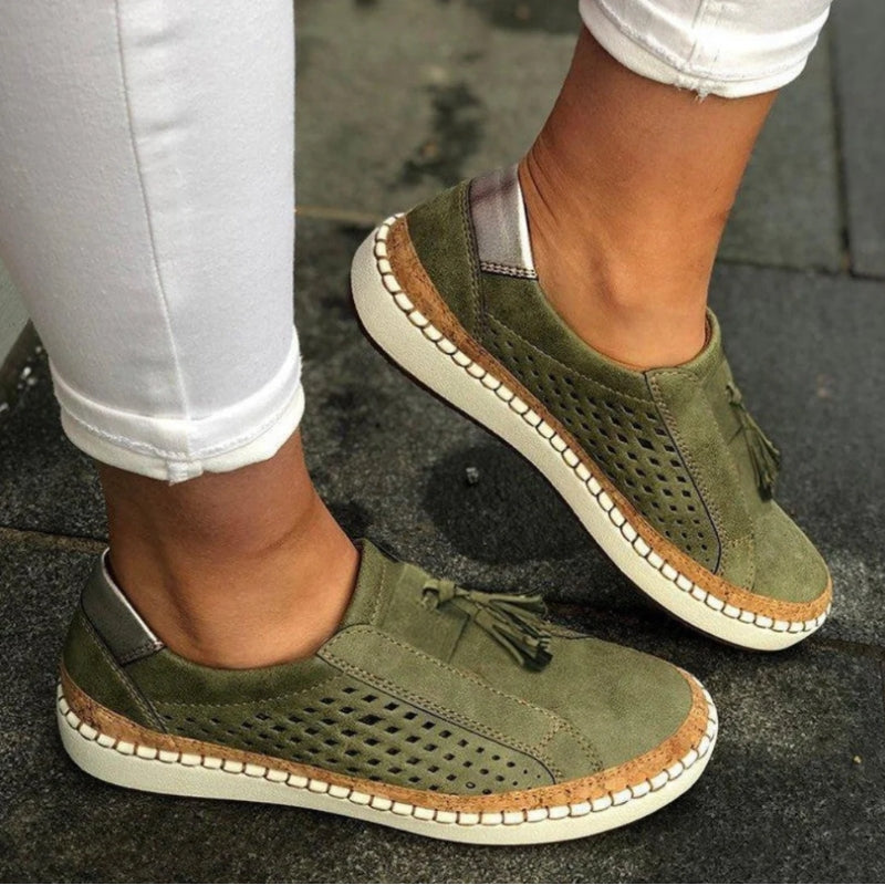 Morwenna | Breathable Knit Slip-Ons view 1