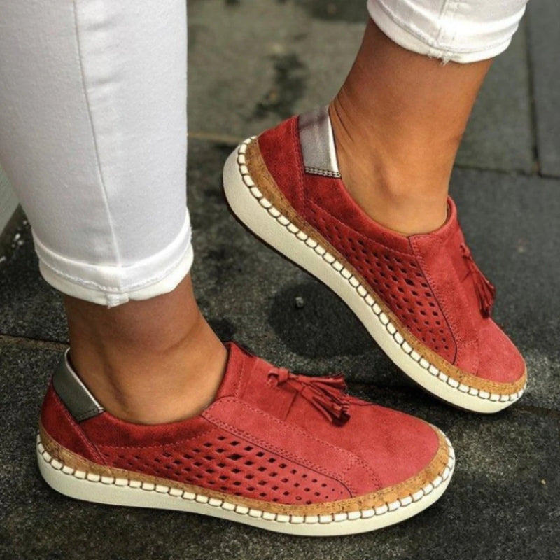 Morwenna | Breathable Knit Slip-Ons view 2