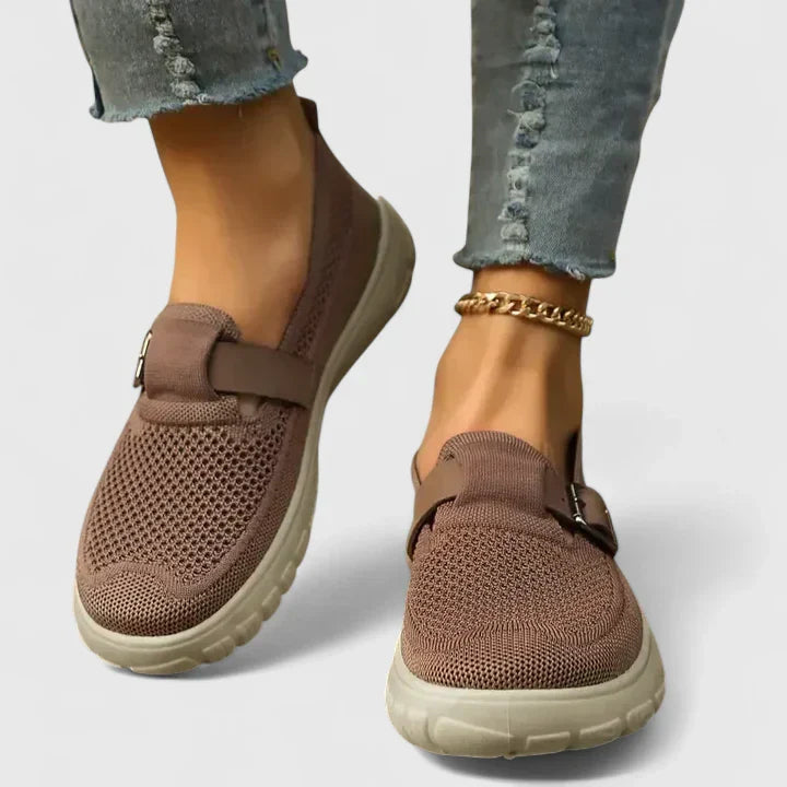 Alina | Orthopedic Mesh Slip-On Sneakers view 2
