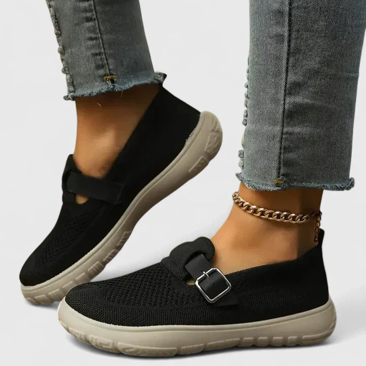 Alina | Orthopedic Mesh Slip-On Sneakers view 3