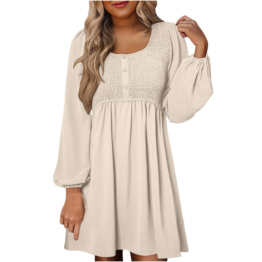 Mia | Women's Casual Cotton Mini Dress view 3