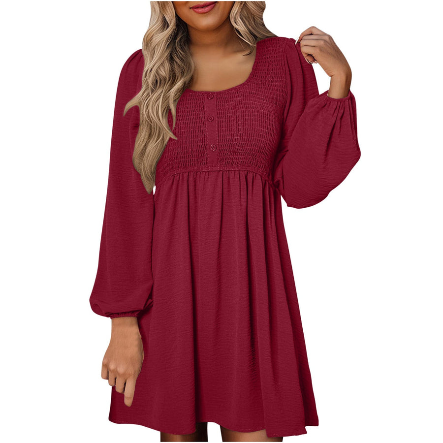 Mia | Women's Casual Cotton Mini Dress view 4