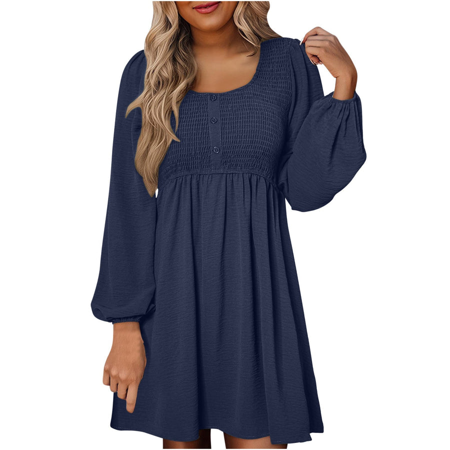 Mia | Women's Casual Cotton Mini Dress view 5
