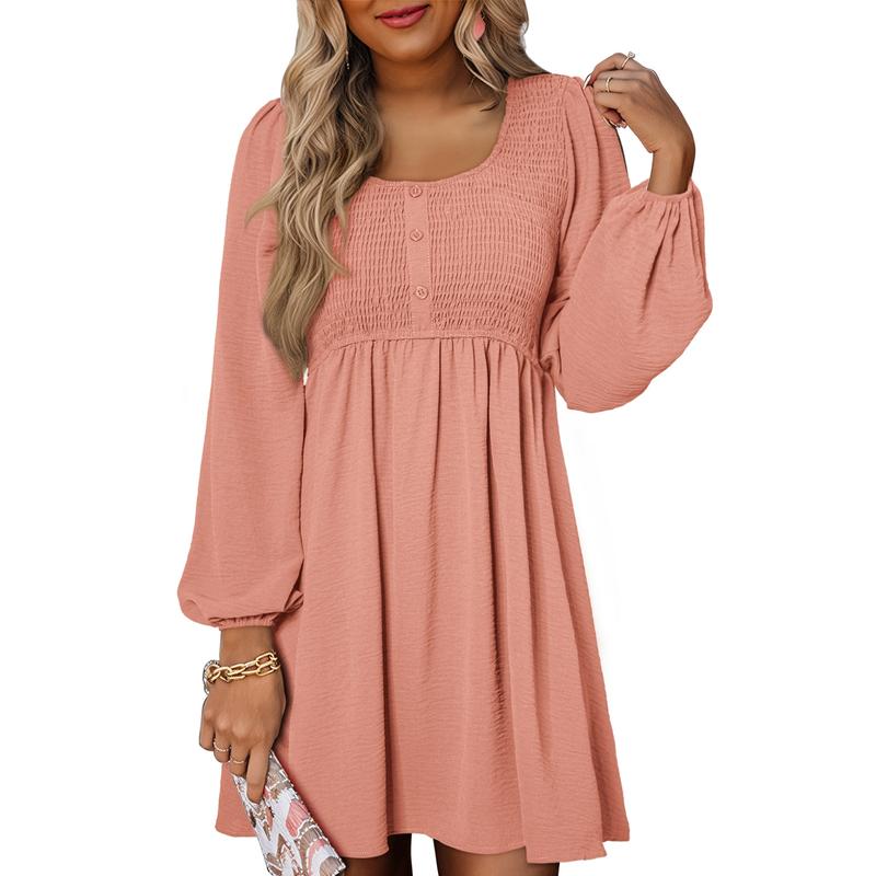 Mia | Women's Casual Cotton Mini Dress view 7