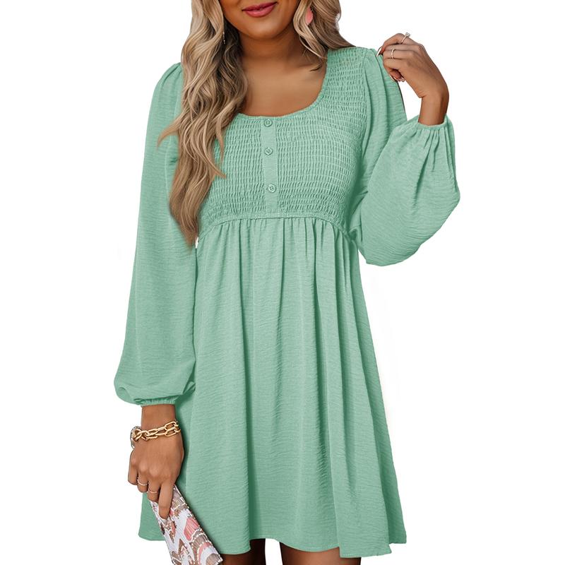 Mia | Women's Casual Cotton Mini Dress view 9