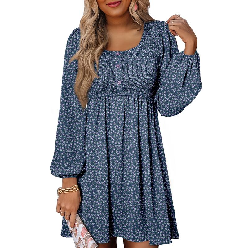 Mia | Women's Casual Cotton Mini Dress view 10