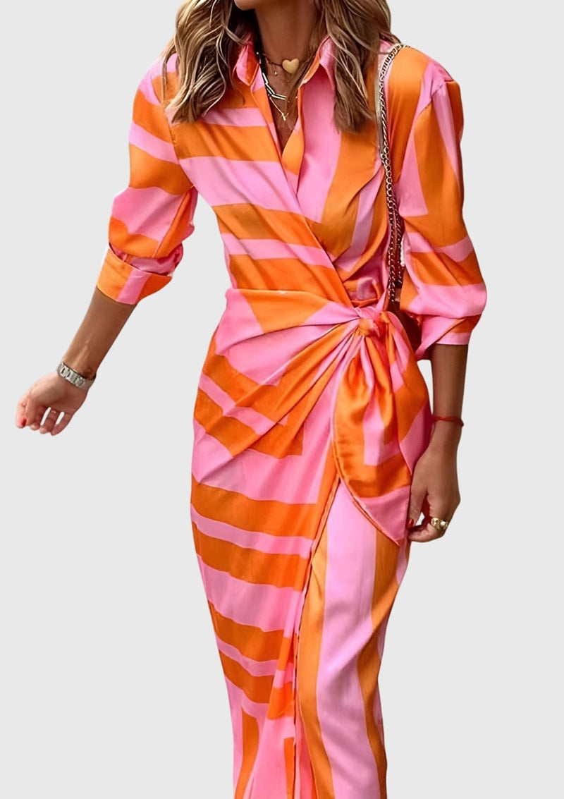 Yolanda | Chic Printed Wrap Dress