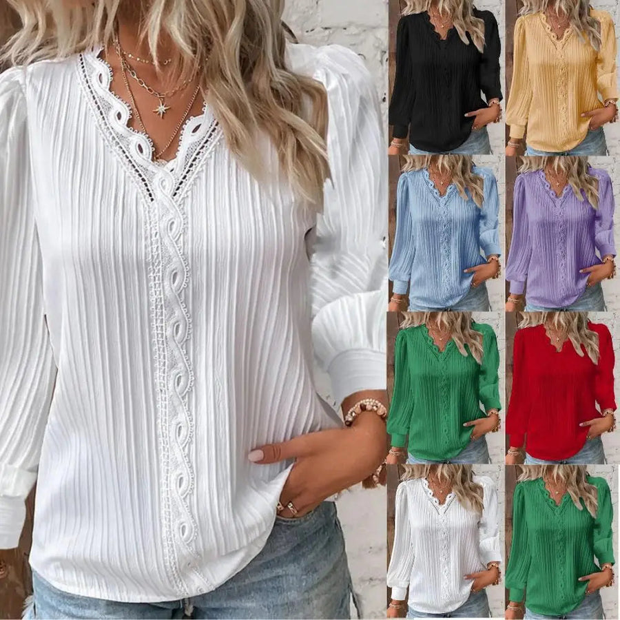 Marceline | Women's Chiffon Blouse view 8