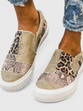 Women's Comfortable Canvas Loafers | Stylish Supportive Slip-On Shoes view 1