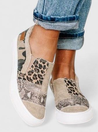 Women's Comfortable Canvas Loafers | Stylish Supportive Slip-On Shoes view 2