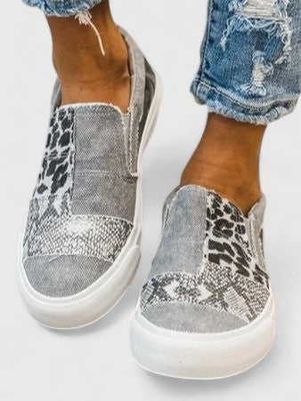 Women's Comfortable Canvas Loafers | Stylish Supportive Slip-On Shoes view 4