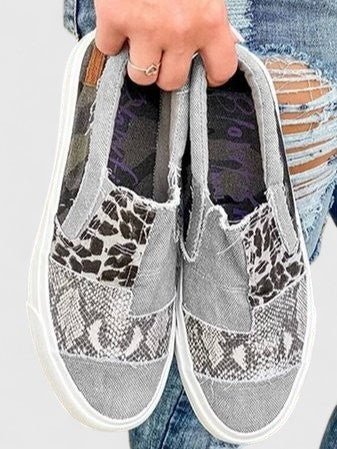 Women's Comfortable Canvas Loafers | Stylish Supportive Slip-On Shoes view 5