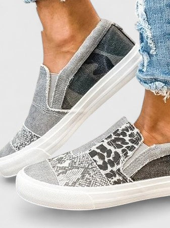 Women's Comfortable Canvas Loafers | Stylish Supportive Slip-On Shoes view 7