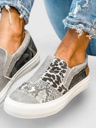 Women's Comfortable Canvas Loafers | Stylish Supportive Slip-On Shoes view 8