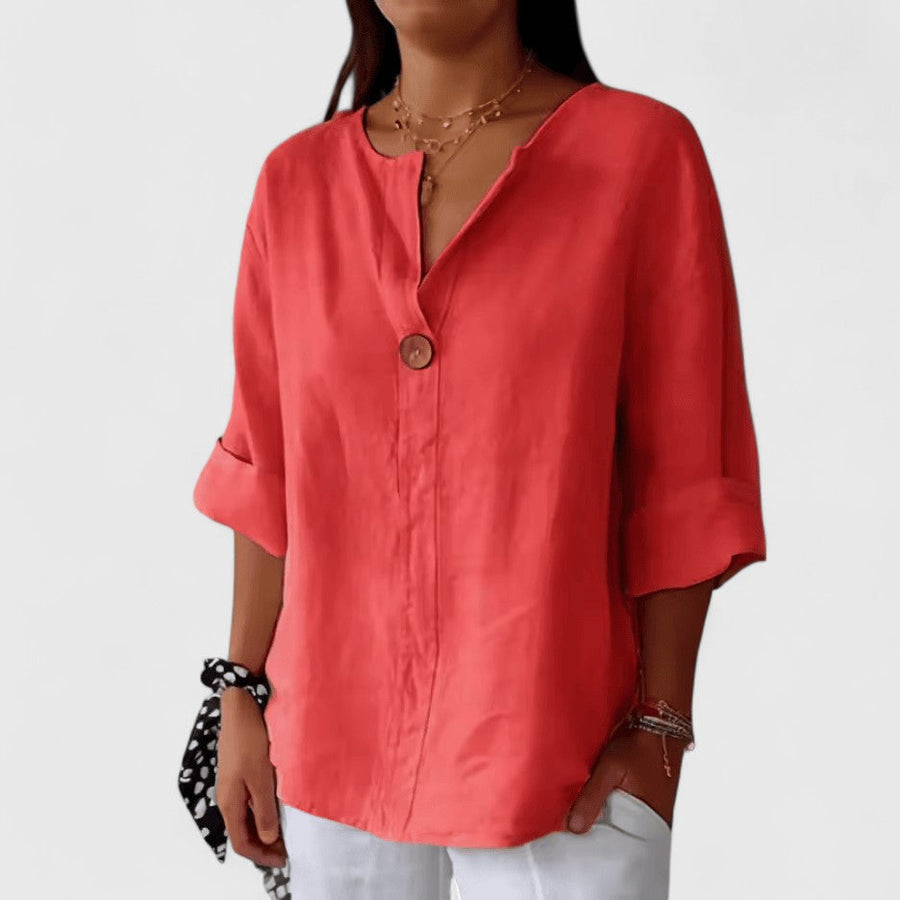 Novalie | Loose-Fit Knot Blouse view 2