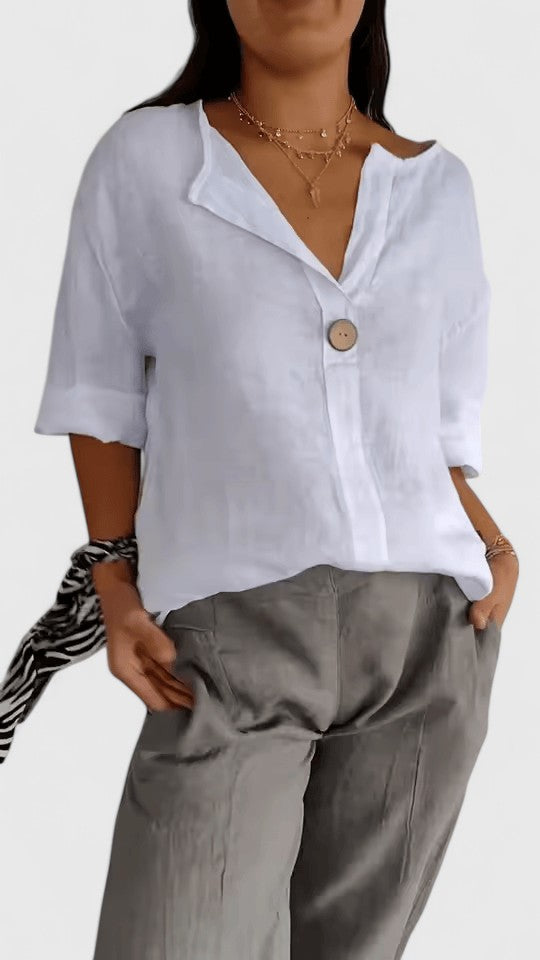 Novalie | Loose-Fit Knot Blouse view 4