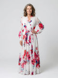 Saskia | Floral Wrap Maxi Dress