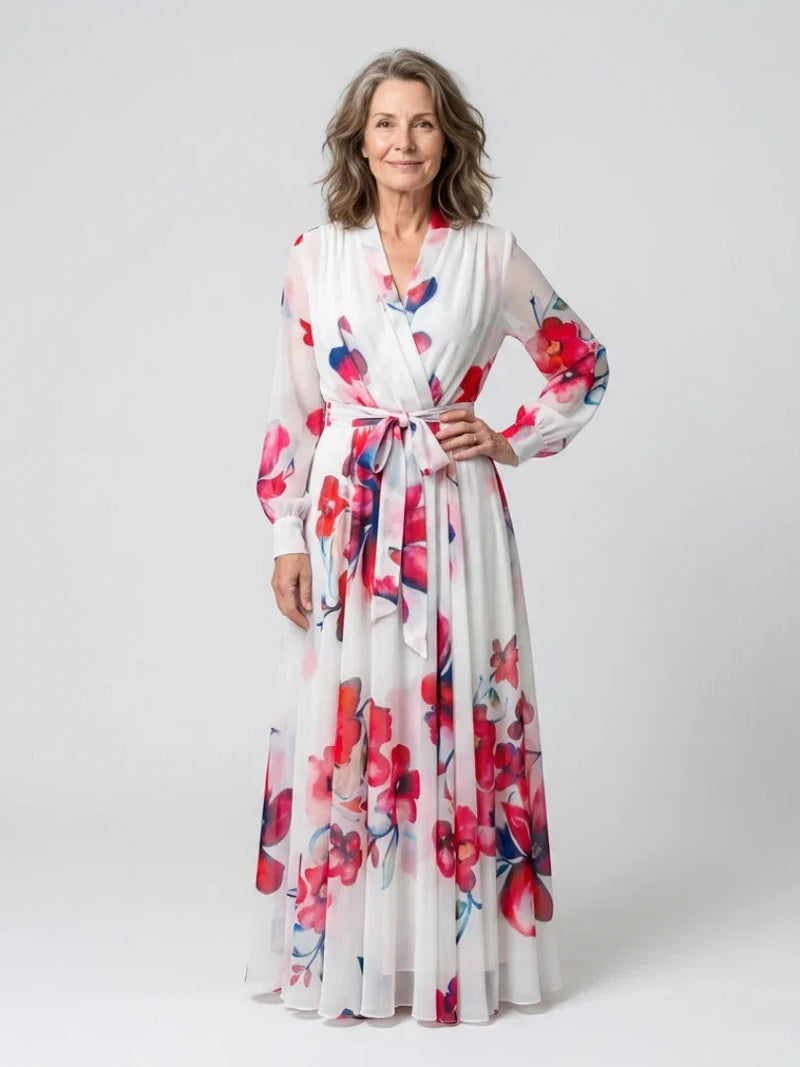 Saskia | Floral Wrap Maxi Dress
