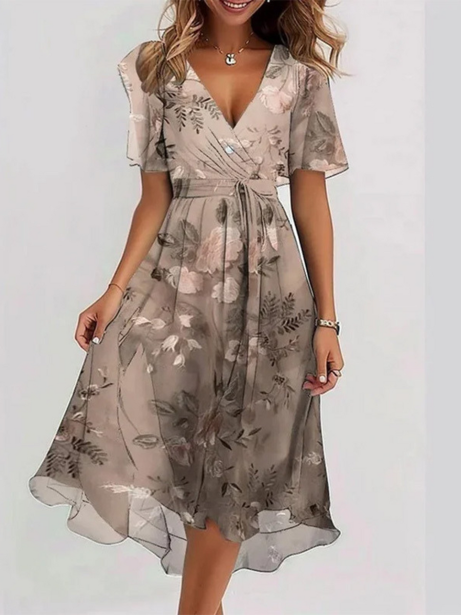 Daniela | Women's Cotton Maxi Dress | Elegant Boho-Chic Summer Style view 1