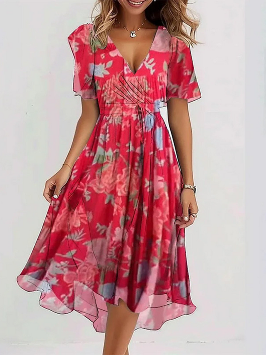 Daniela | Women's Cotton Maxi Dress | Elegant Boho-Chic Summer Style view 2