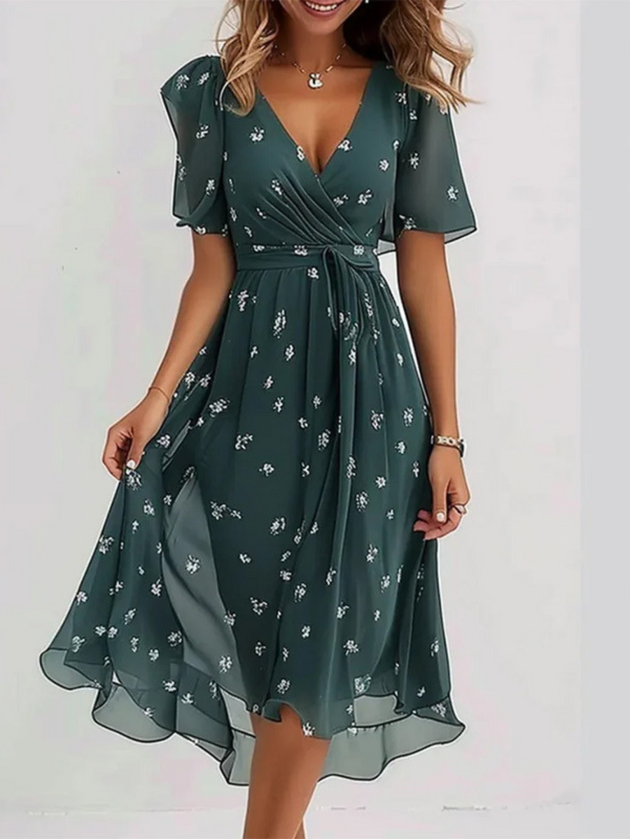 Daniela | Women's Cotton Maxi Dress | Elegant Boho-Chic Summer Style view 3
