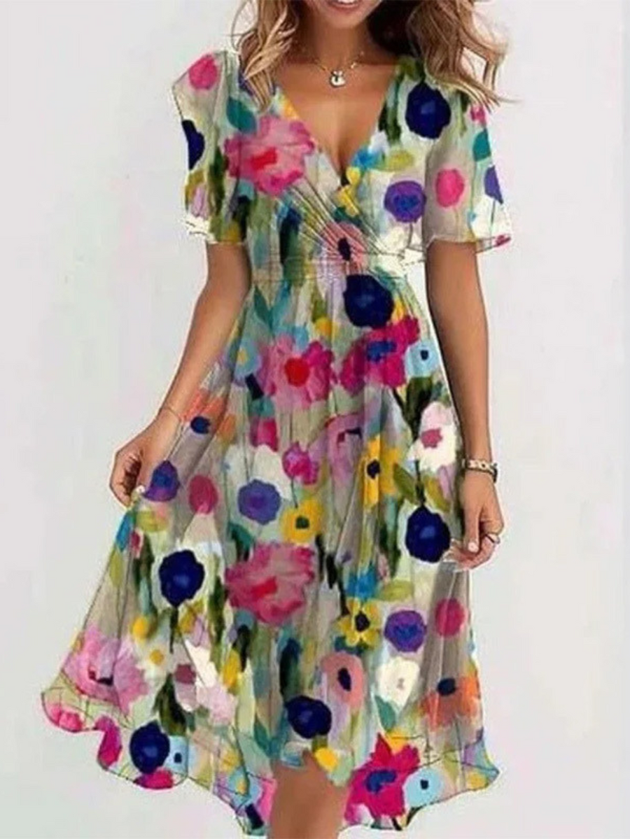 Daniela | Women's Cotton Maxi Dress | Elegant Boho-Chic Summer Style view 4