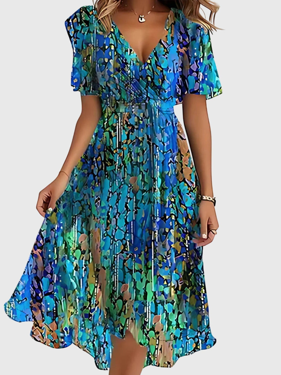 Daniela | Women's Cotton Maxi Dress | Elegant Boho-Chic Summer Style view 5