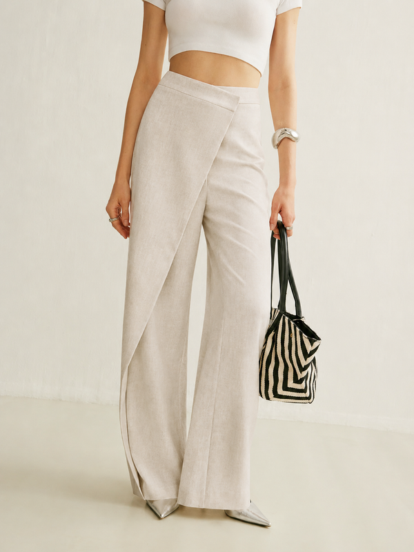 Seren | High-Waist Wide-Leg Trousers