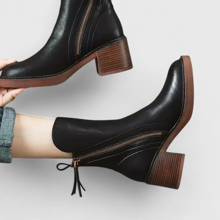 Faustina | Chic Black Boots