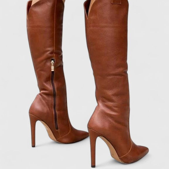 Emeline | Knee-High Zip Boots