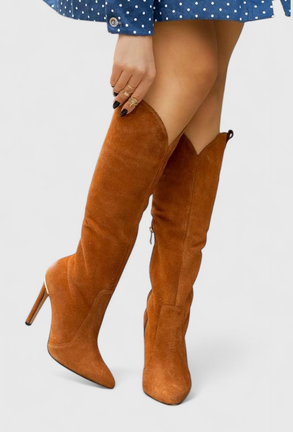 Emeline | Knee-High Zip Boots view 5