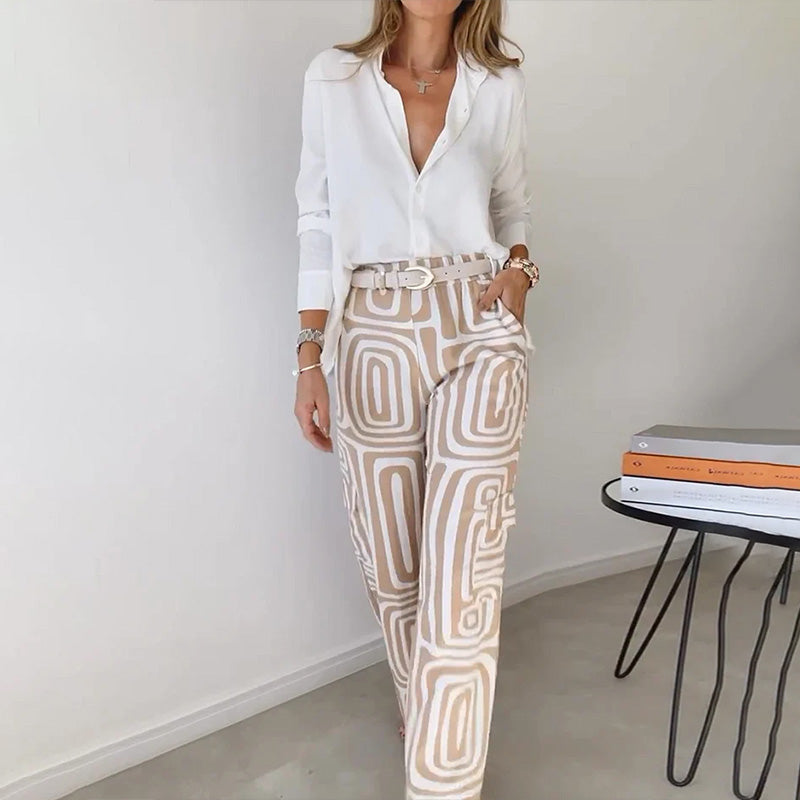 Bryony | Elegant Fabric Two-Piece Set view 3