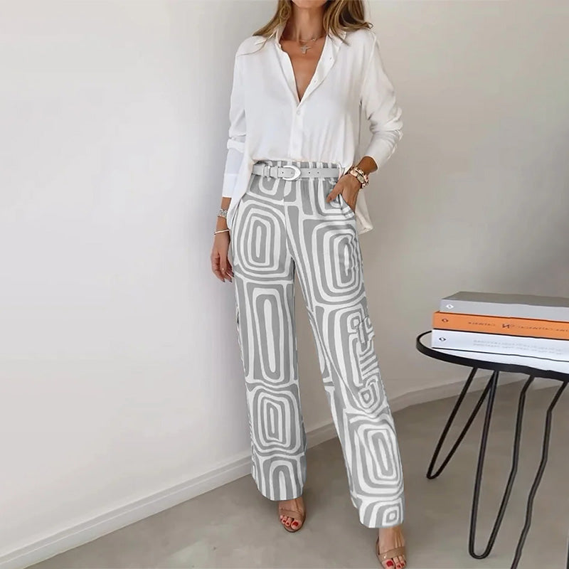 Bryony | Elegant Fabric Two-Piece Set view 5